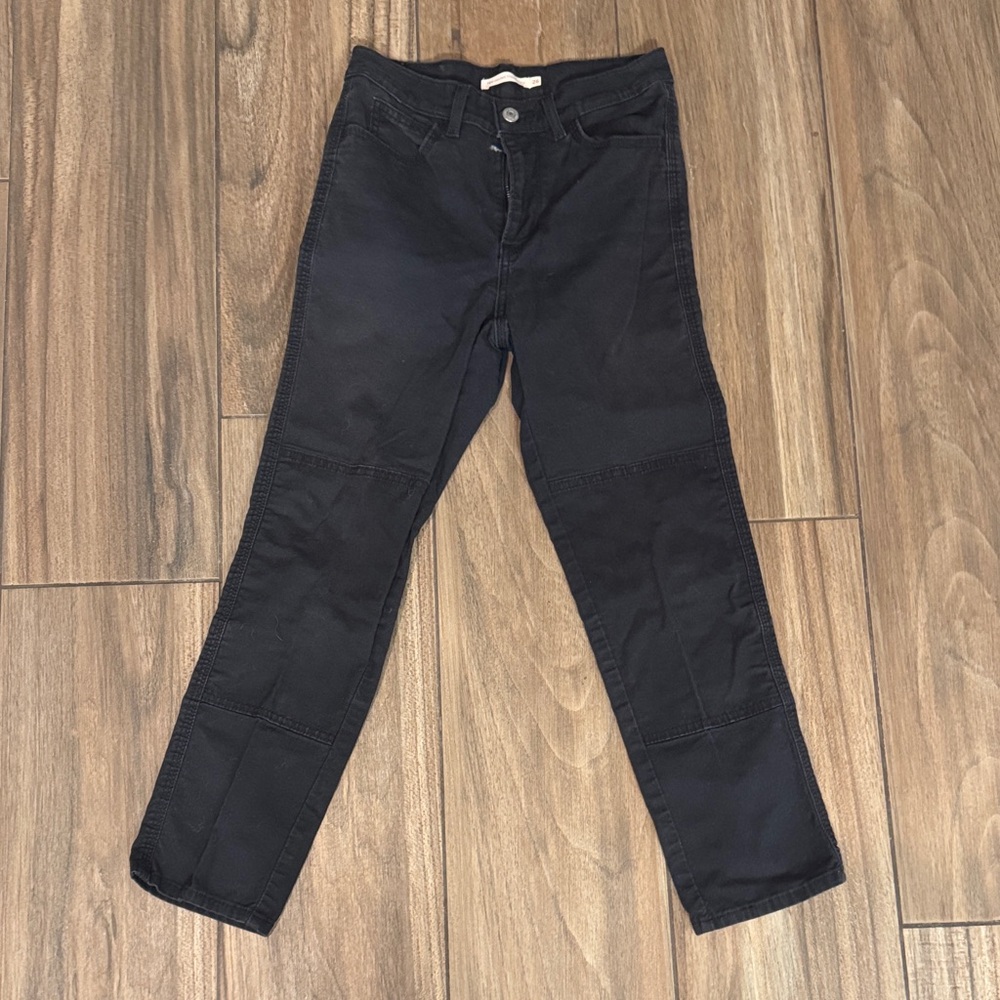 Levi’s High Rise Straight Crop Jeans